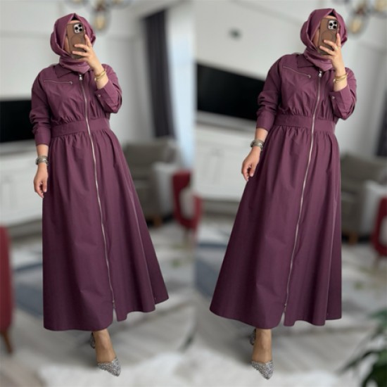 Fermuarlı elbise