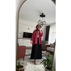 Pırıl gömlek bordo