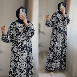 Royal elbise  Lacivert