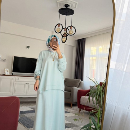 Asude takım Bebe mavi