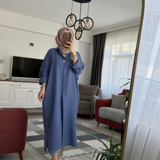 Müslin gömlek tunik