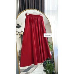 Elif etek açık bordo