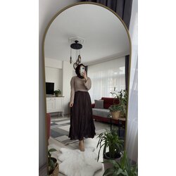 Drapeli bluz İspanyol kol