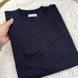 Basic sweat koyu lacivert