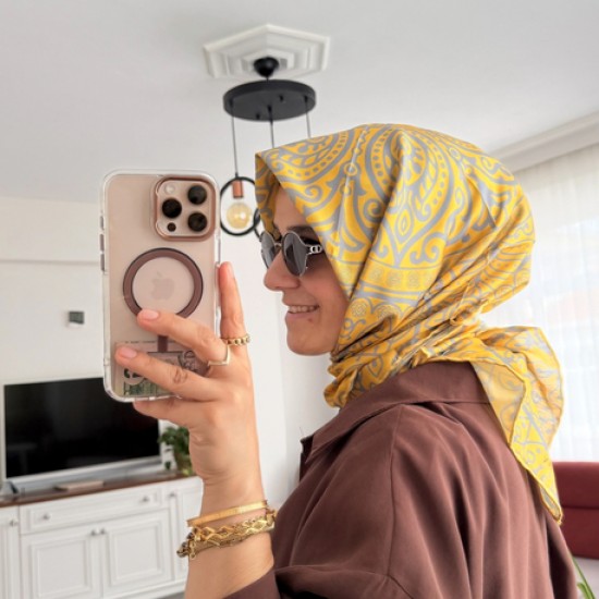 Osmanlı desen pamuklu eşarp