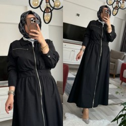 Fermuarlı elbise