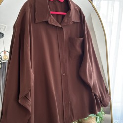 Oversize cepli gömlek