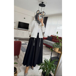 Büzgülü crop gömlek