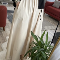 Elif etek bej - krem