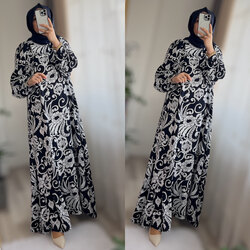 Royal elbise  Lacivert