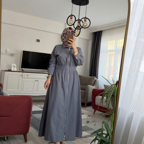 Fermuarlı elbise