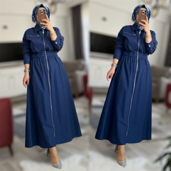 Fermuarlı elbise