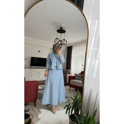 Işıltı kot takım