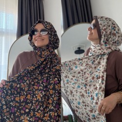 Çıtır desen pamuk vual şal