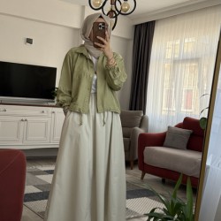 Elif etek açık su yeşil