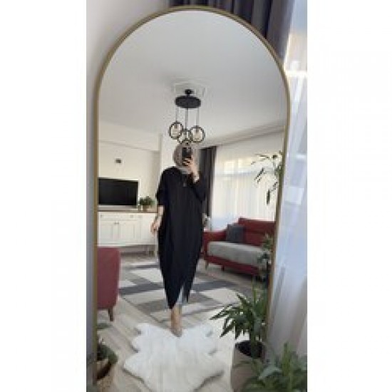 çapraz tunik siyah