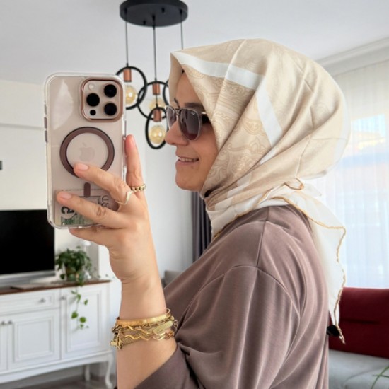 Şerit desen eşarp