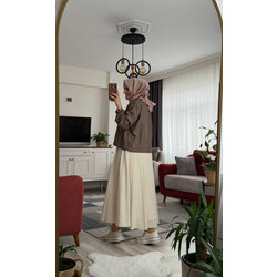 Bürümcük tensel etek bej