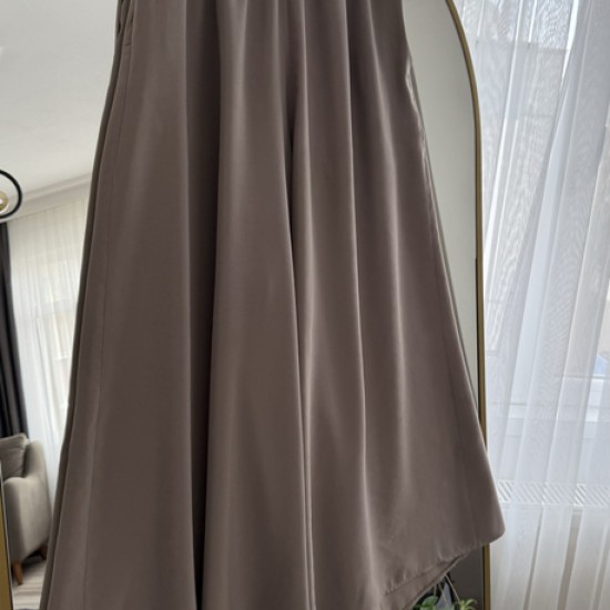 Etek pantolon vizon