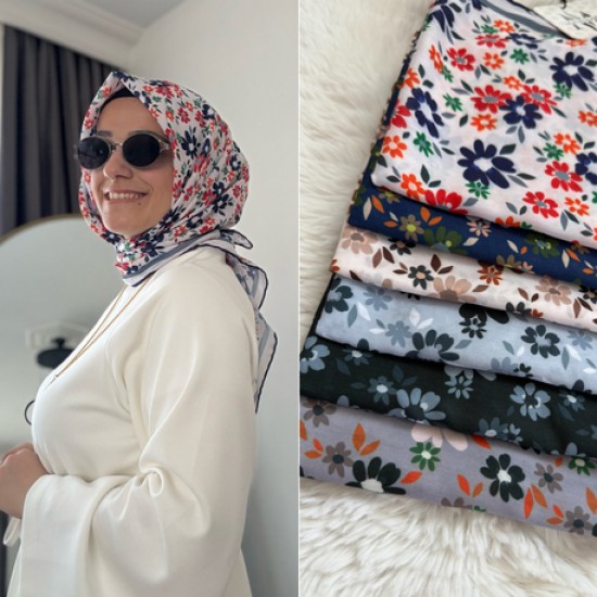 Çıtır desen Pamuk vual eşarp